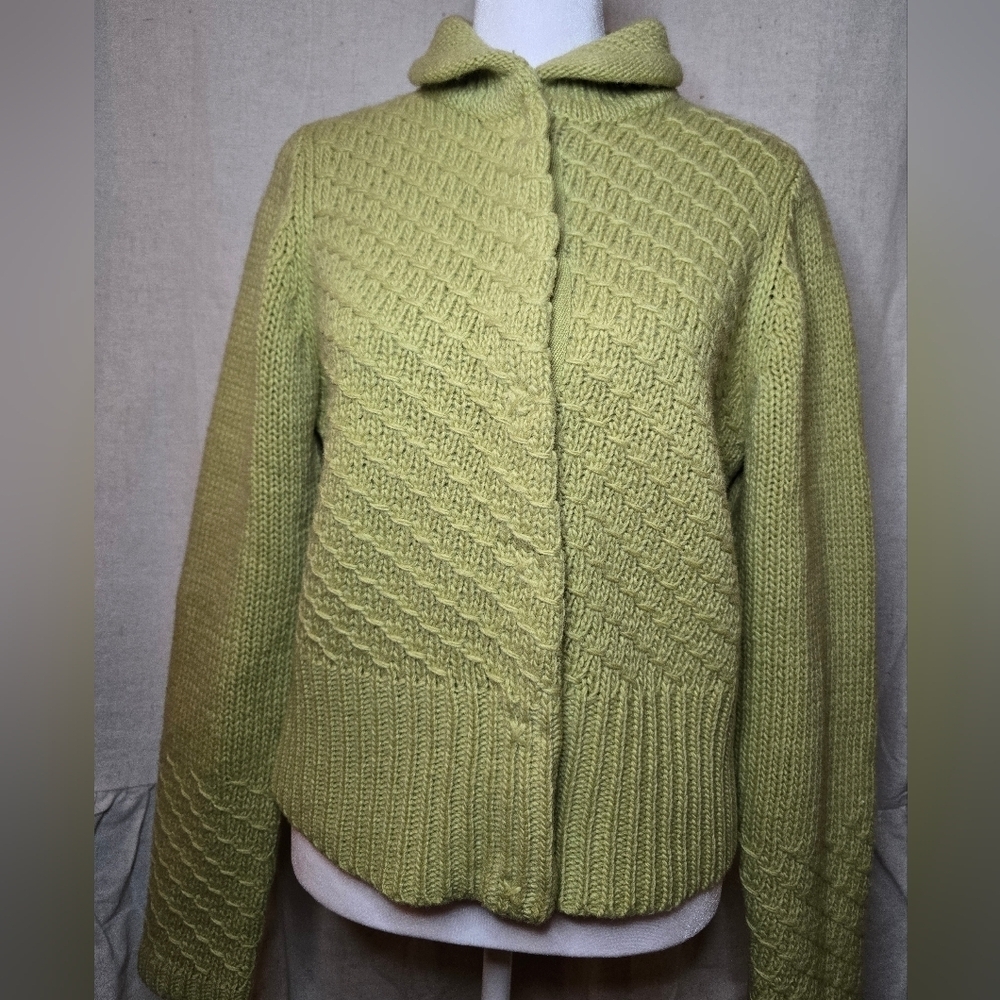Worth Women's Light Green Cardigan Sweater